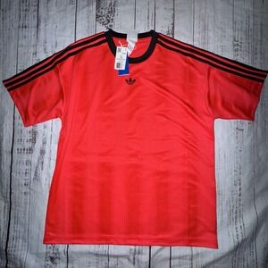 Adidas Originals Jacquard Jersey Lucid Red Black Men's Large JW5881